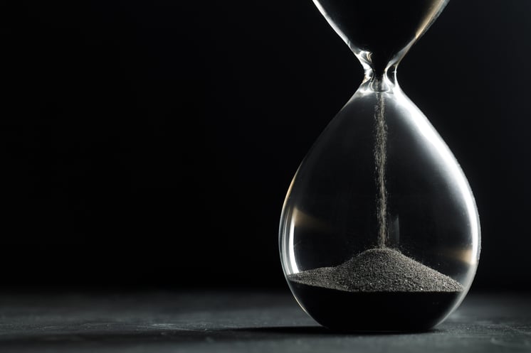 hourglass-dark-background